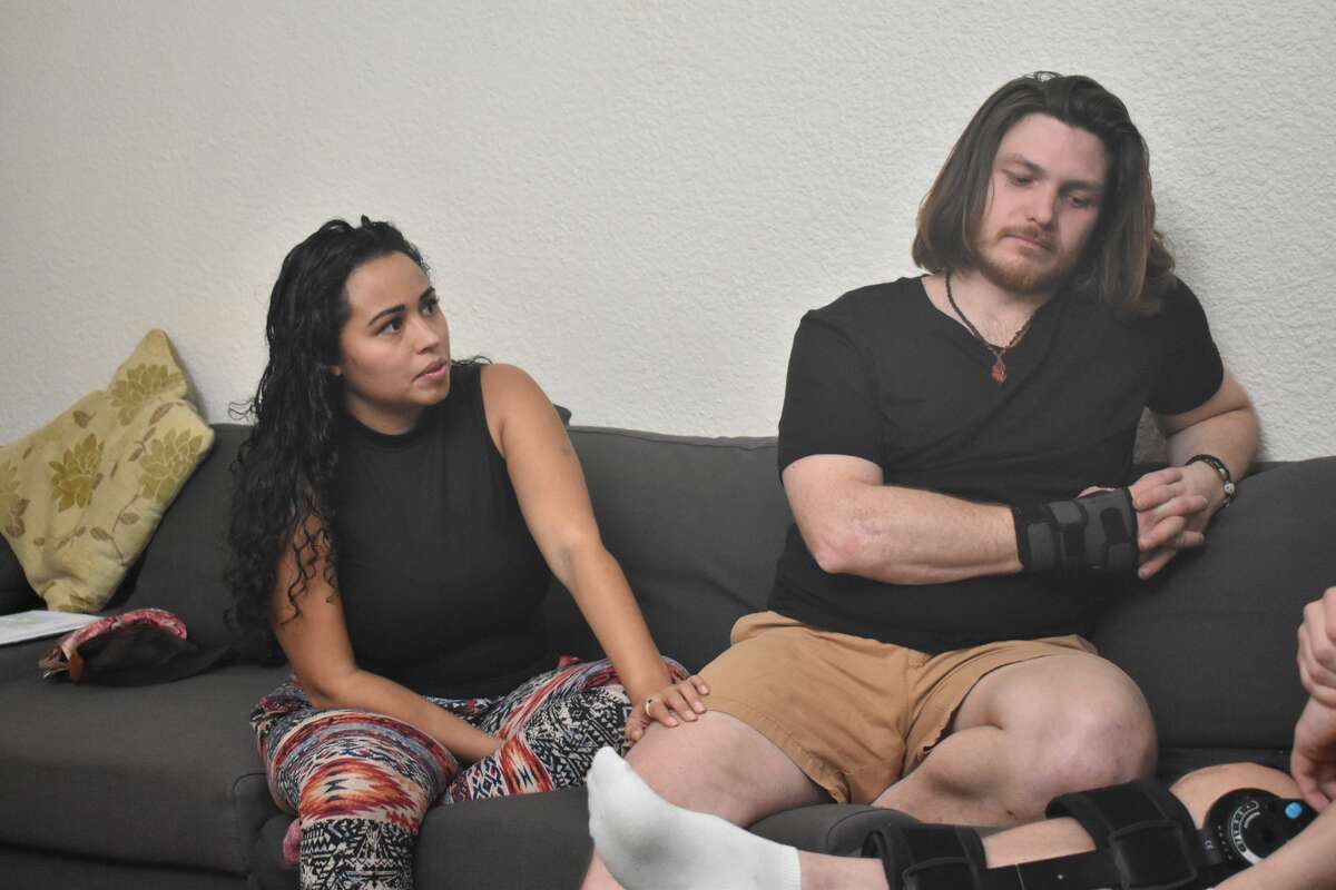 Tania Maduro and Syngin Colchester share a conversation in South Africa in "90 Day Fiancé: Happily Ever After." Due to the popularity of the show, Maduro said that the couple began to get noticed frequently around Connecticut, with fans often stopping to talk or ask for a picture. “The first time we started getting recognized, we were in the mall and all of the sudden, people are like ‘are you [from the show]?’” said Maduro. “Now, we will walk down to the CVS or Walgreens down the street and we will have people beeping at us.” “It is super surreal,” added Maduro. When not filming for "90 Day Fiance," Maduro said she enjoys her alone time as it gives her a chance to realign herself for a filming process that runs all-day along. “My alone time energizes me while Syngin is energetic from when he opens his eyes to when he closes his eyes,” said Maduro. Over time, Maduro and Colchester have become friends with the production crew, and have grown somewhat accustomed to having the cameras and microphones follow them around everywhere they go. “It’s not just a camera crew. You start to actually talk with them and hang out. It started to turn into a friendship and it made filming much easier,” said Maduro.