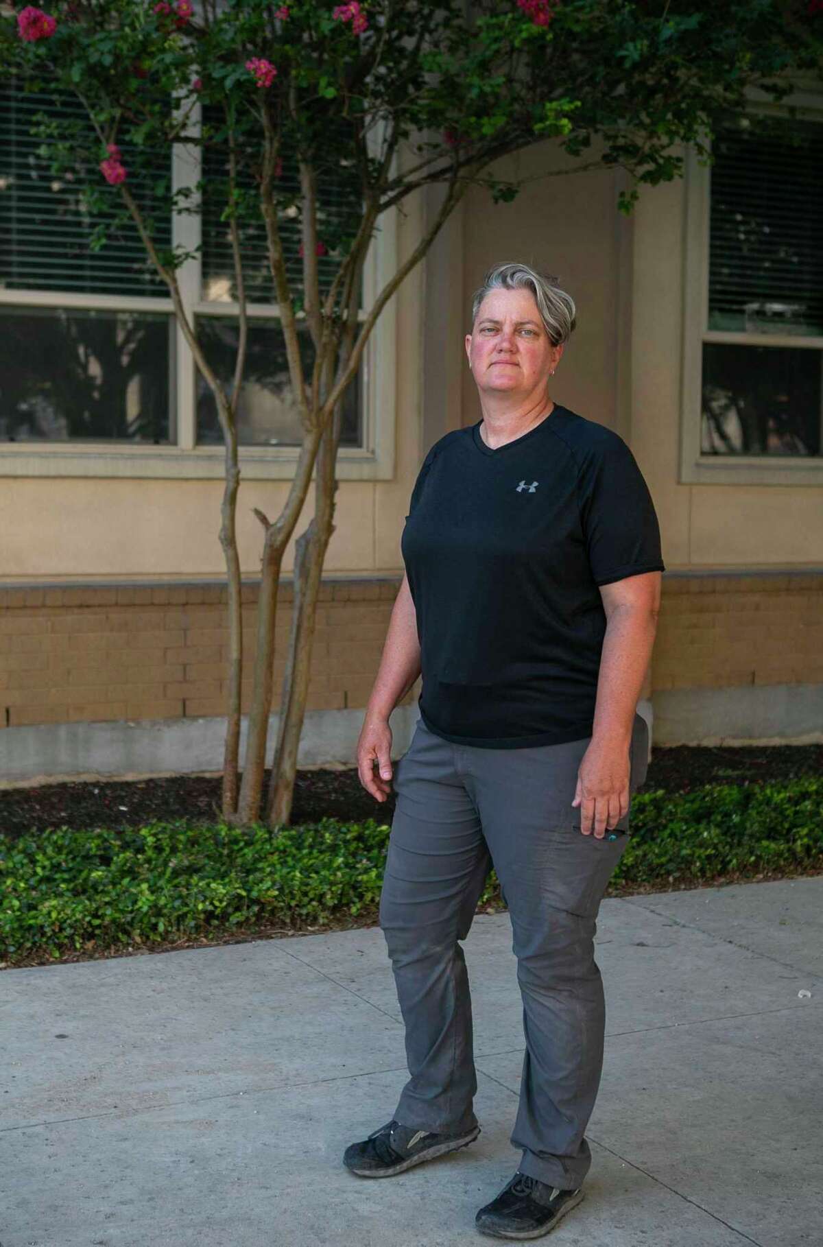 Artist Diana Kersey’s new mural on Oxbow office tower on Broadway in