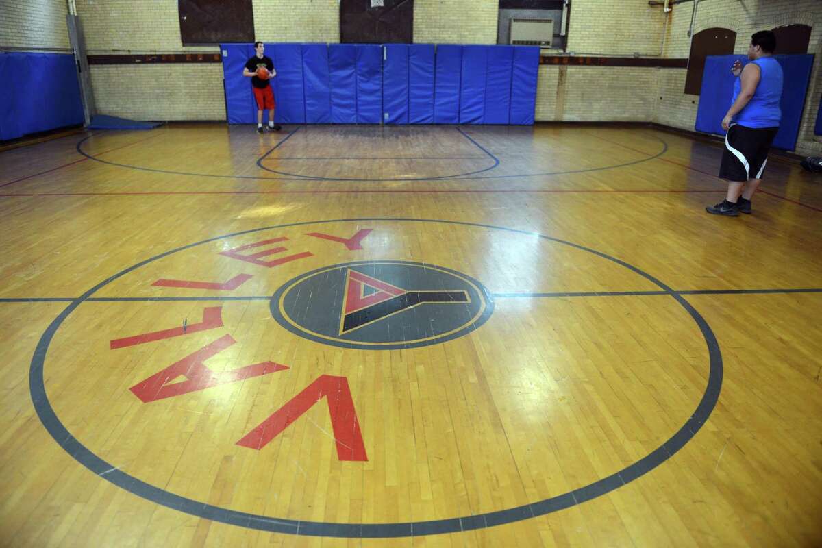 Basketball was a favorite activity at the Valley YMCA on Ansonia’s State Street. The YMCA will close permanently once its summer camp program ends in late August. It is closed to other members.