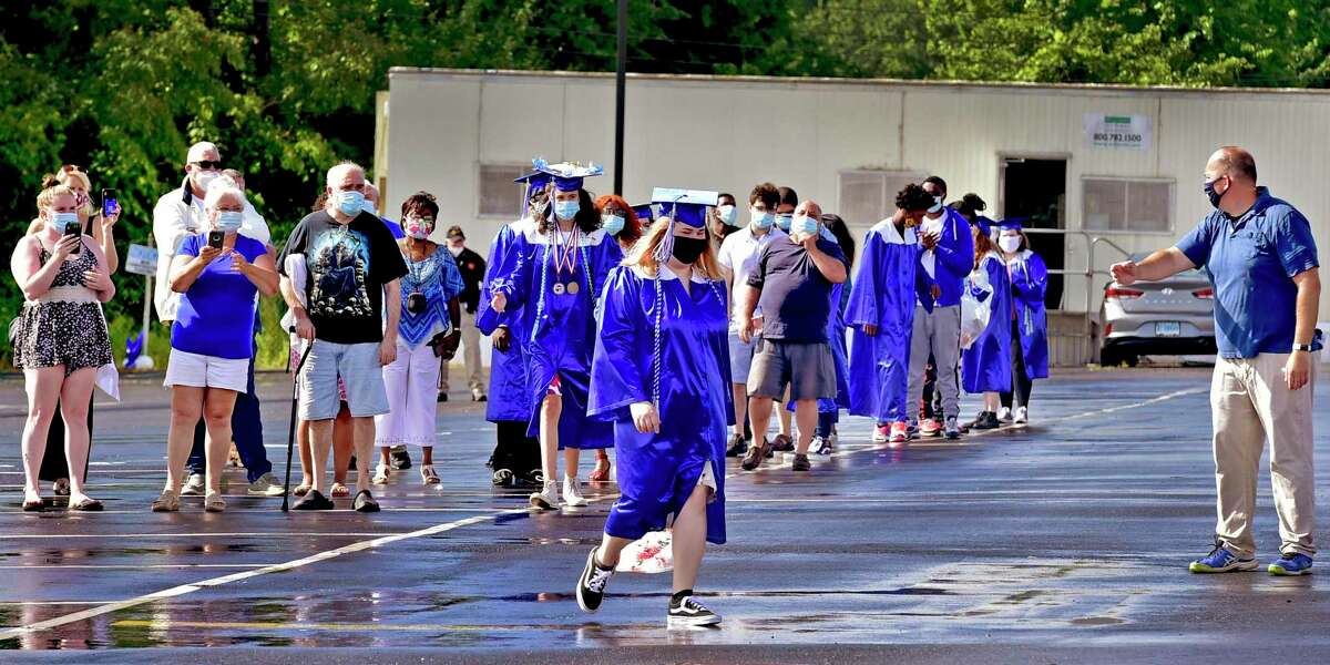 West Haven High holds driveup graduation for class of 2020