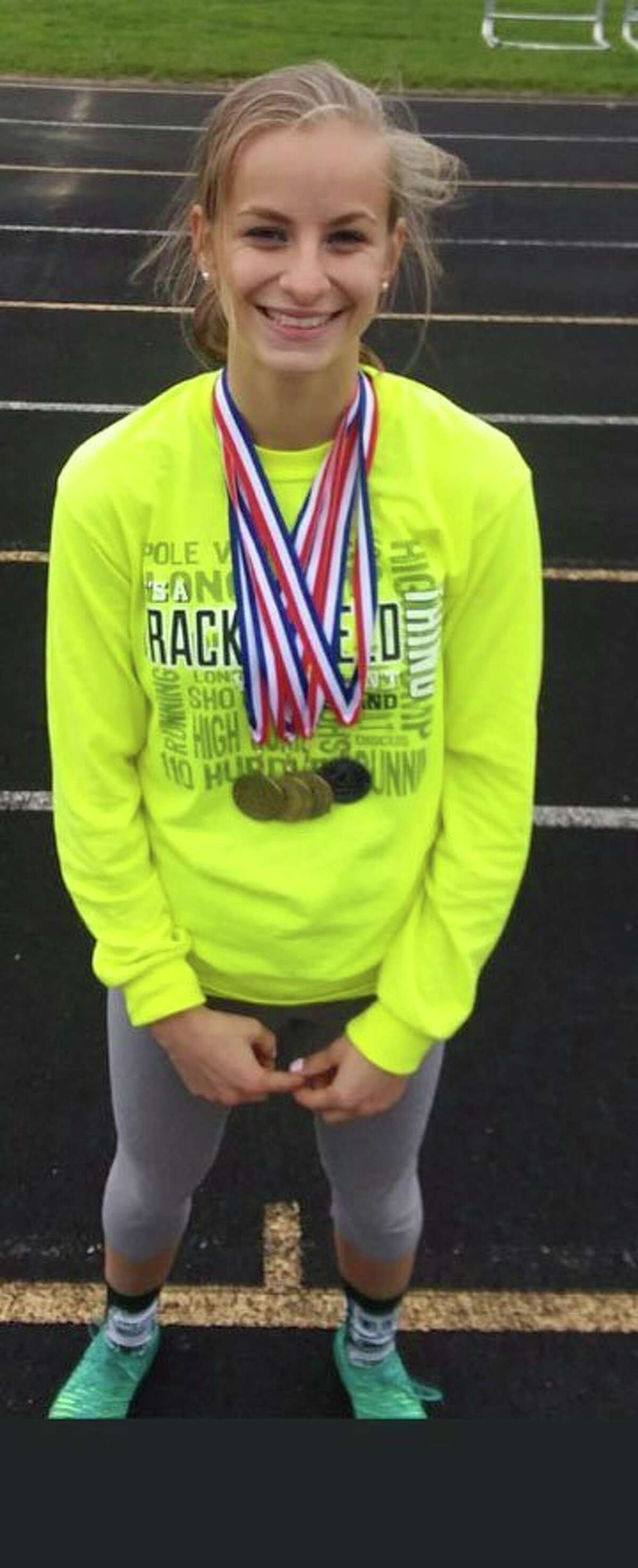 Kendra Montague has been one of Pine River's top track athletes. (Courtesy photo)