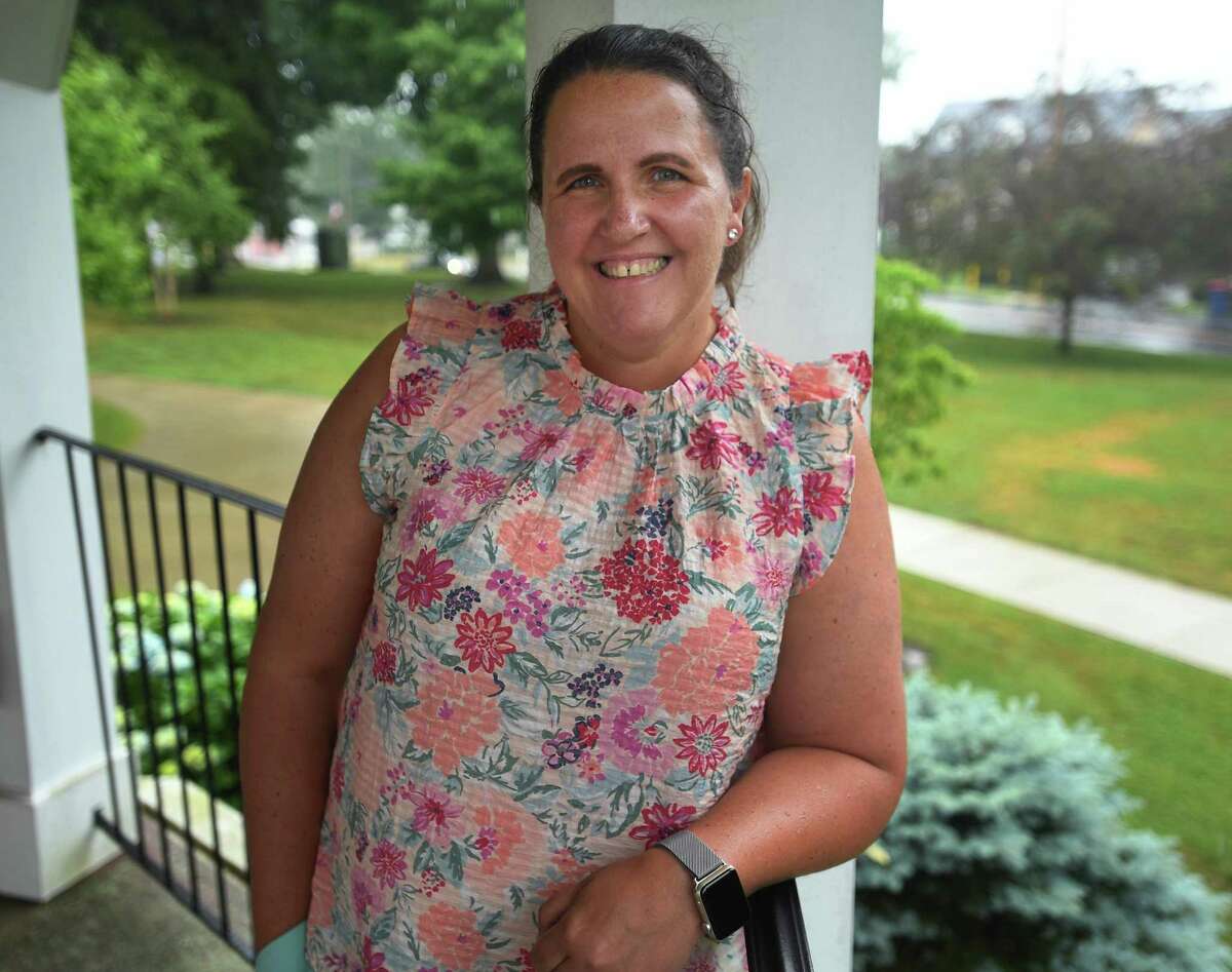 Trumbull High history teacher Katie Boland is the state winner of the national James Madison fellowship for history teachers, allowing her to pursue her masters degree in Trumbull, Conn. on Tuesday, June 30, 2020.