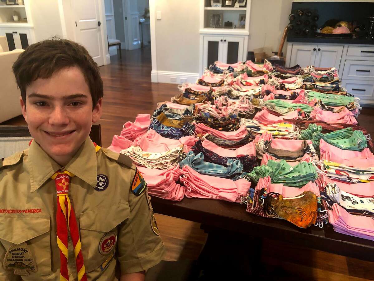 On the bright side Scout sews goodwill with mass of masks; the summer