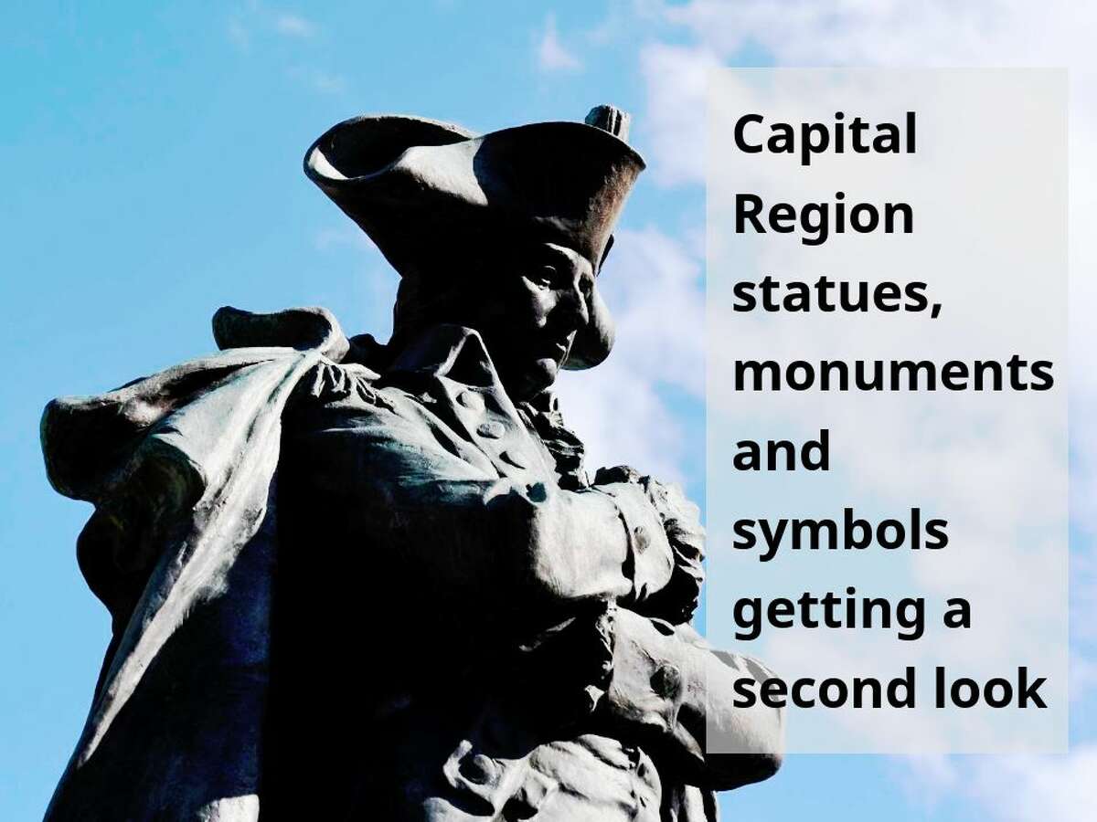 Scroll through the photos to see Capital Region statues, monuments and symbols that celebrate slave owners and others with conflicted histories. Submit a landmark: Let us know about a historical monument that should be on the list by filling out this form at https://bit.ly/CapitalRegionStatues, or contact us at submit@timesunion.com or by text message at 518-250-9866.