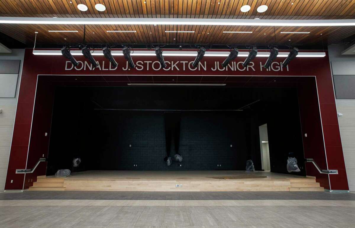 The stage of Conroe ISD's brand new Stockton Jr. High School onThursday, July 2, 2020, in Conroe.