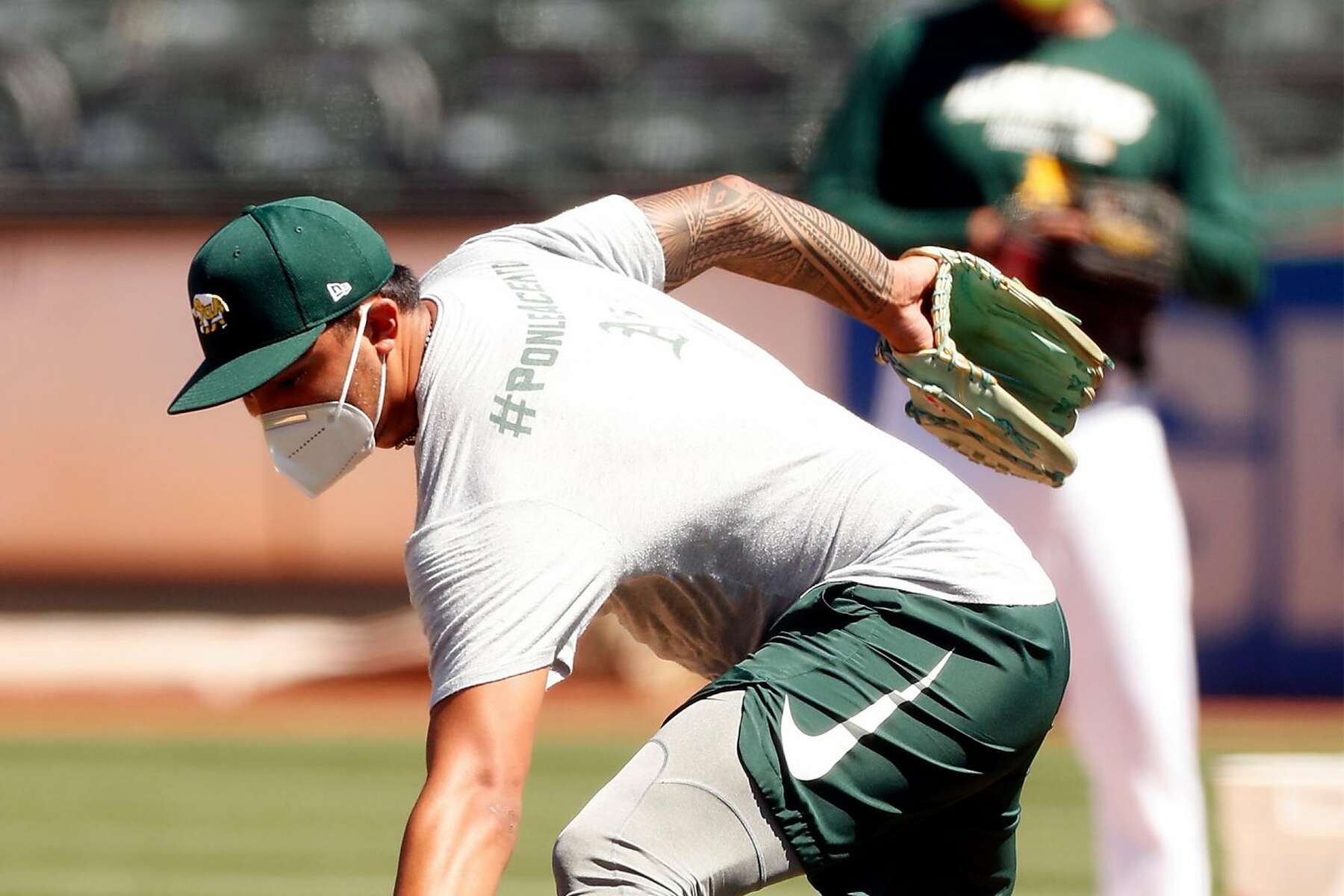 A's Sean Manaea says he'll consider wearing a mask while pitching