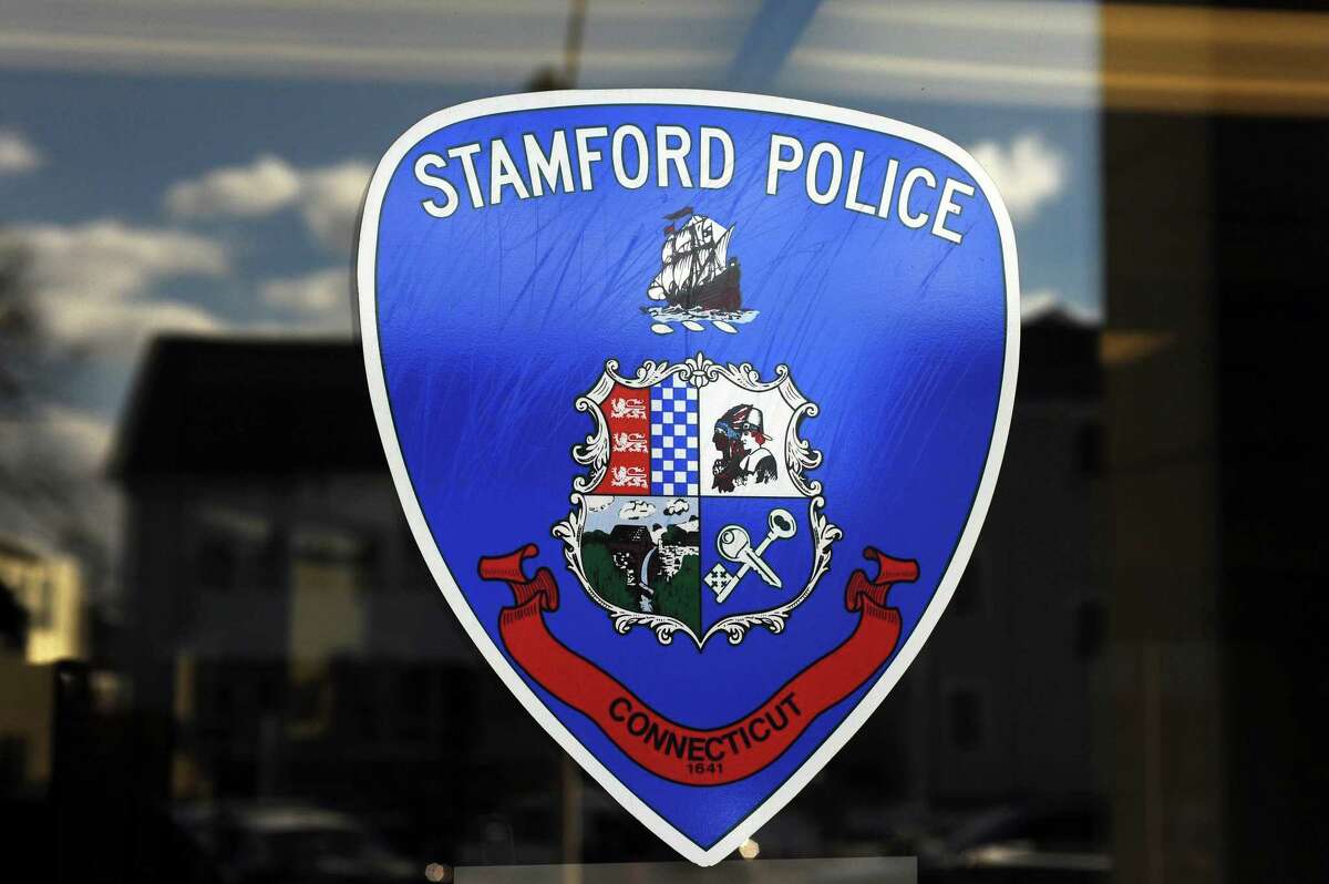 Stamford police cars in Stamford, Conn. on Monday, Feb. 13, 2017.