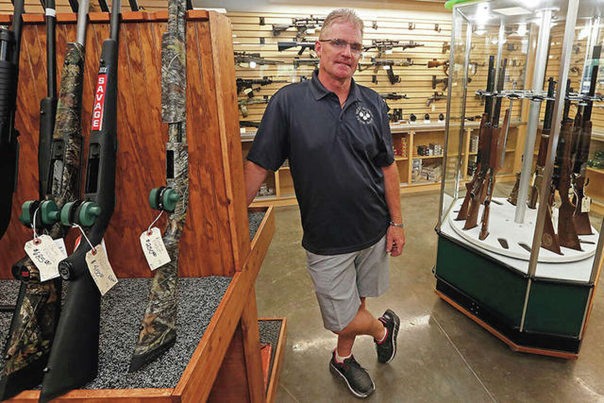 West Quincy Pawn Shop owner Lionel Hammond says sales have been off the charts and that he can’t keep merchandise on the shelves as buyers are using their governmental stimulus money to buy firearms, jewelry, televisions and other electronics.