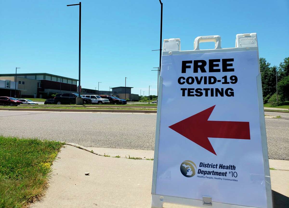 The District Health Department No. 10 will offer free COVID-19 testing at Trinity Fellowship EFC Parking Lot in Big Rapids on Wednesday and Thursday. The National Guard will be able to administer 1,500 tests each day. (Pioneer News Network photo/Arielle Breen)