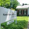 The entrance to the Keeler Tavern Museum in Ridgefield.