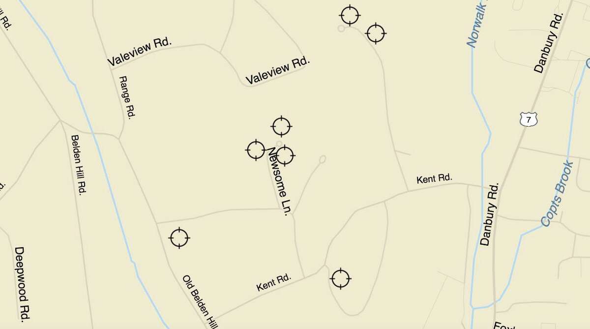 On July 7, police received reports or three motor vehicle burglaries on Newsome Lane, two on Kent Hills Lane and one on Chipmunk Lane. A car was stolen from a home on Old Belden Hill Road.