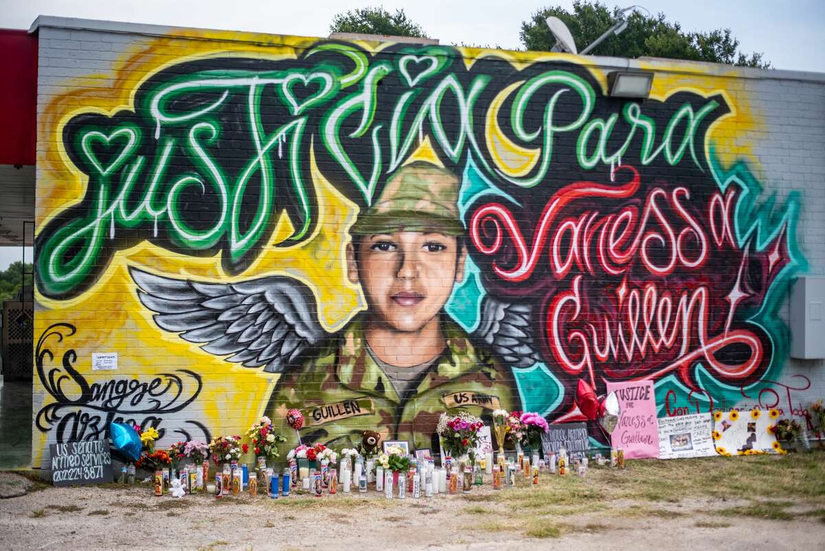 See how murals across Texas pay tribute to Spc. Vanessa Guillén