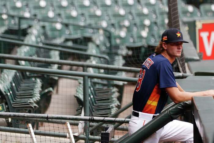 New spring twist for Astros' Kyle Tucker: The job's his