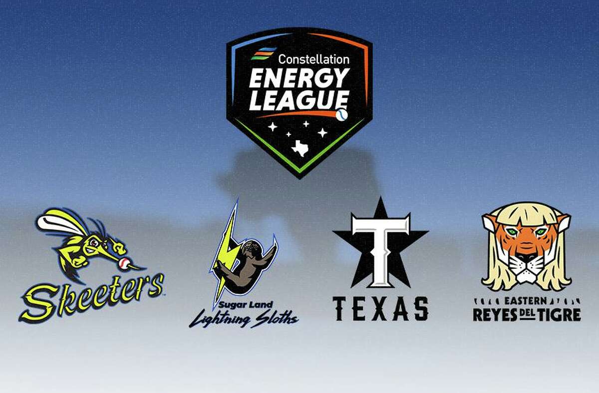The Sugar Land Skeeters will host a four-team summer league of more than 90 professional baseball players July 10-Aug. 30 at Constellation Field. Team names are the Skeeters, Lightning Sloths, Team Texas and Eastern Reyes del Tigre.