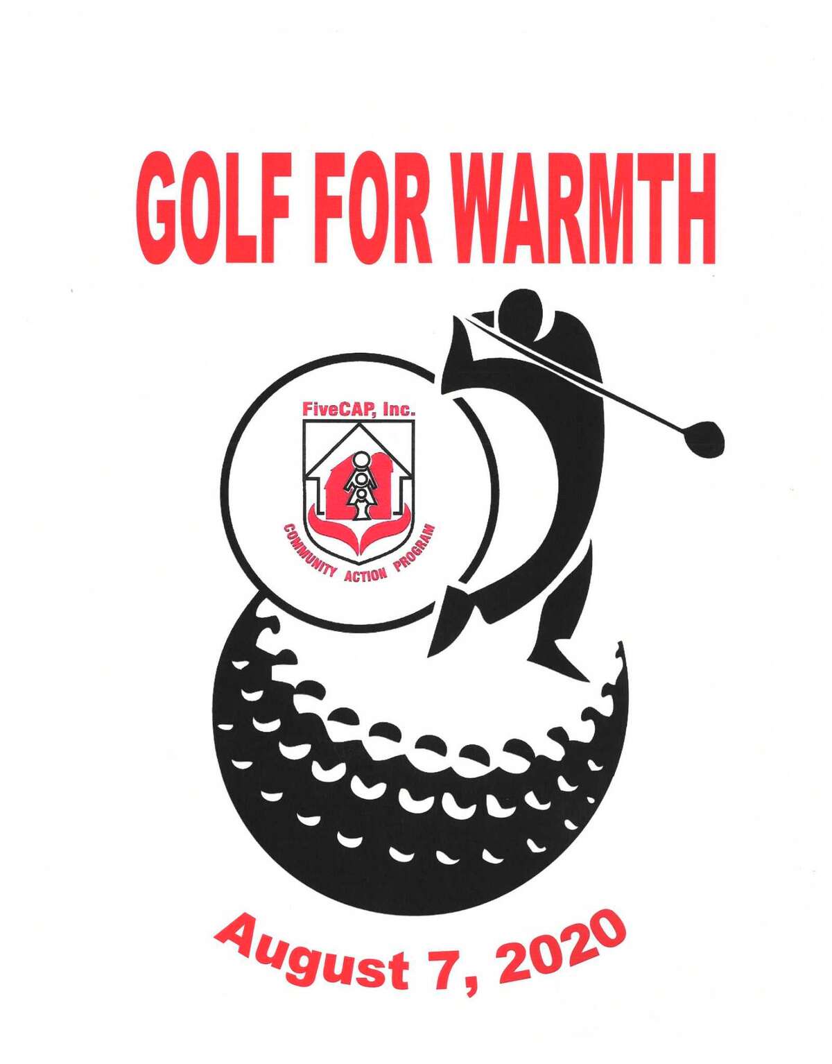 The FiveCAP, Inc. Golf for Warmth event will be Aug. 7, at Manistee Golf and Resort in Manistee. Registration begins at 8 a.m., with a shotgun start at 9 a.m. Prizes, a raffle, and a silent auction will be part of the event. (Submitted photo)