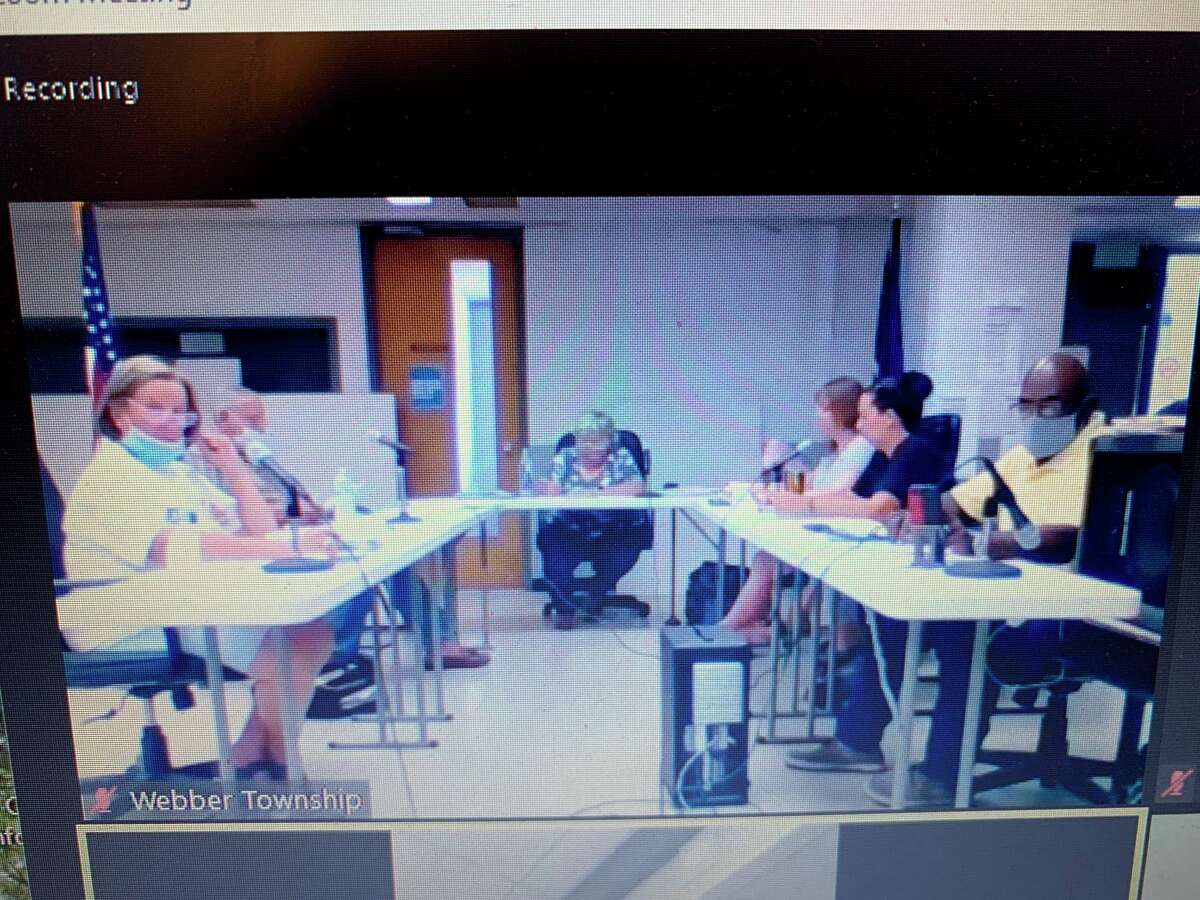 The Webber Township planning commission met remotely to iron out the final details of the recreational marijuana ordinance July 6. The ordinance will now go to the Township Board of Trustees for approval. (Star photo/Cathie Crew)