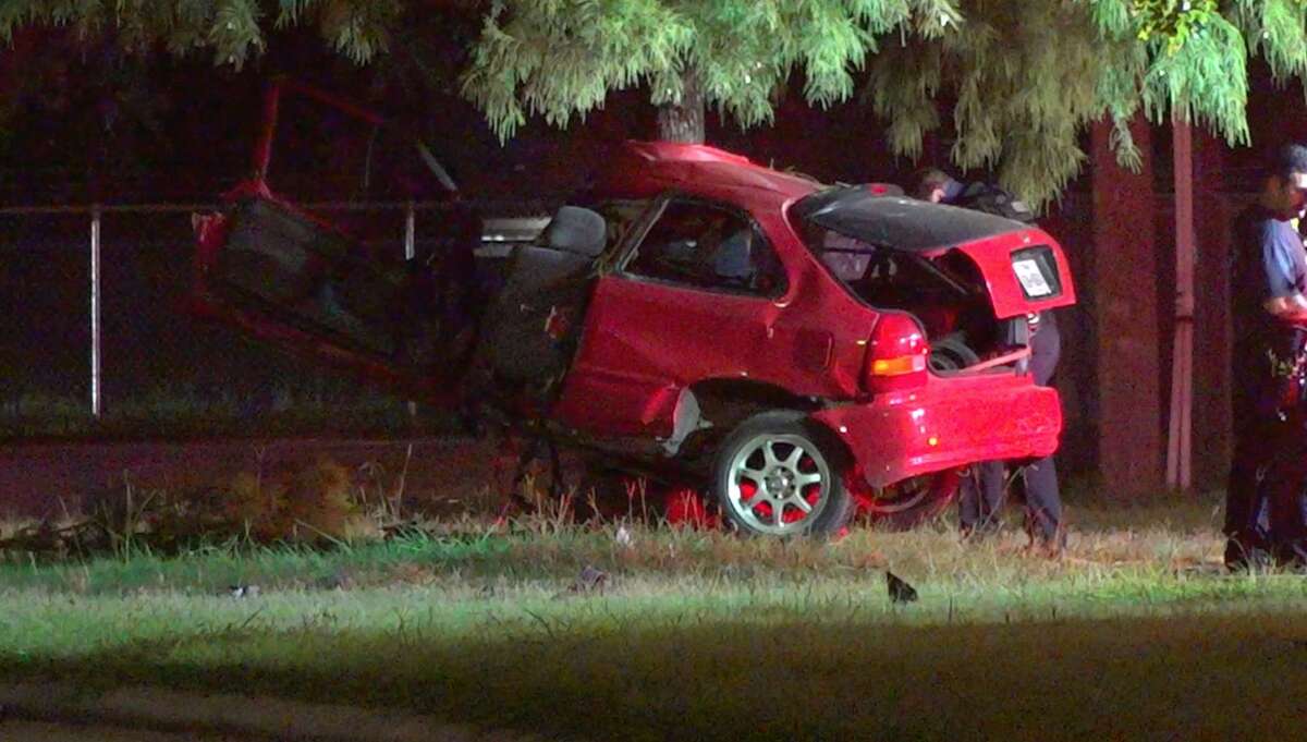 Street Racer Dead After Crashing Into Tree, Splitting Honda In Half