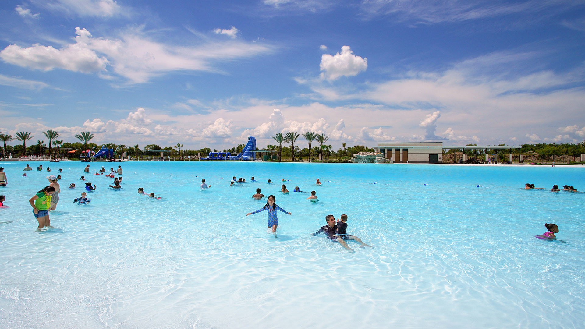 Houstons Largest Crystal Clear Lagoon In Texas Opens To Public For