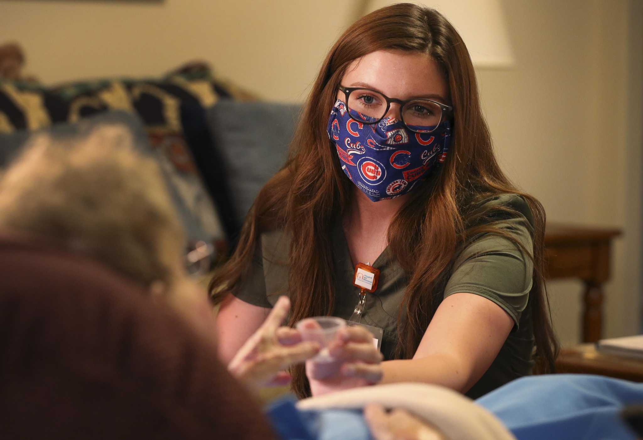 The coronavirus turns San Antonio teen into a home health aide — and an