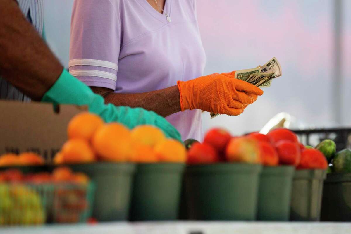 The Urban Harvest Farmers Market has dozens of vendors selling produce and more.
