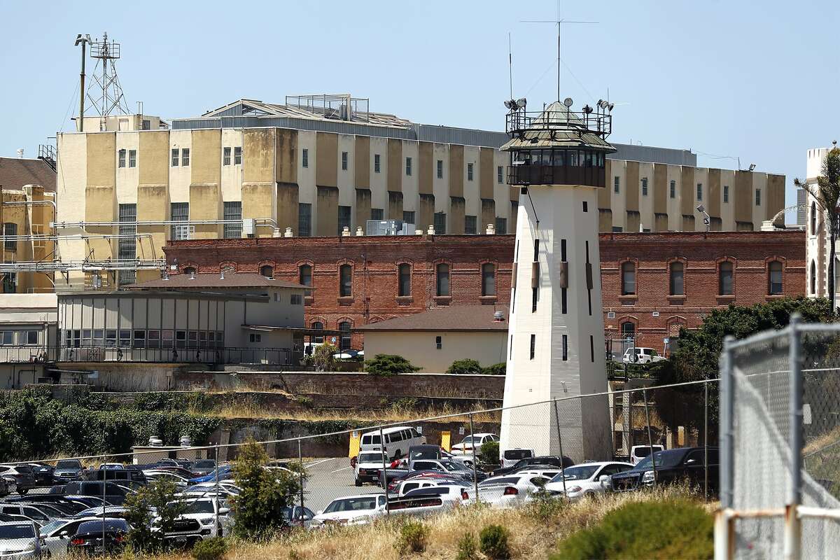 Coronavirus-ravaged San Quentin prison in San Quentin, Calif., on Thursday, July 9, 2020.