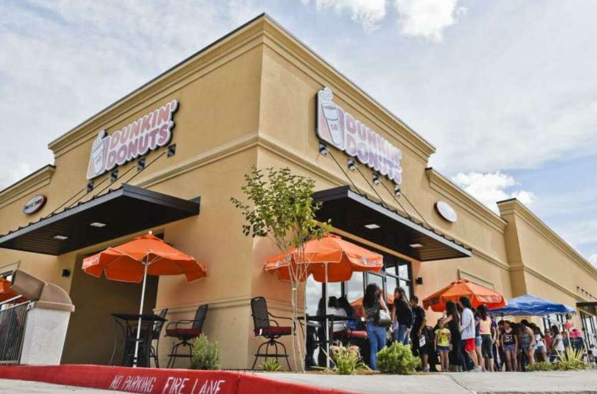 Laredoans formed a line outside Dunkin' Donuts on June 16, 2015 as it opened its doors to the public for the first time.
