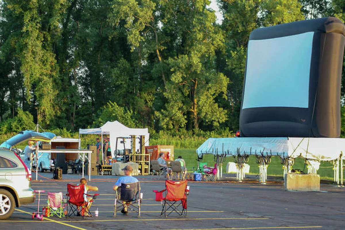 Collinsville Parks Department and Gateway Convention Center presented the “Gateway Drive-In” on Saturday, July 11, with live music from Strange Buffalo and the Pokemon movie, “Detective Pikachu”