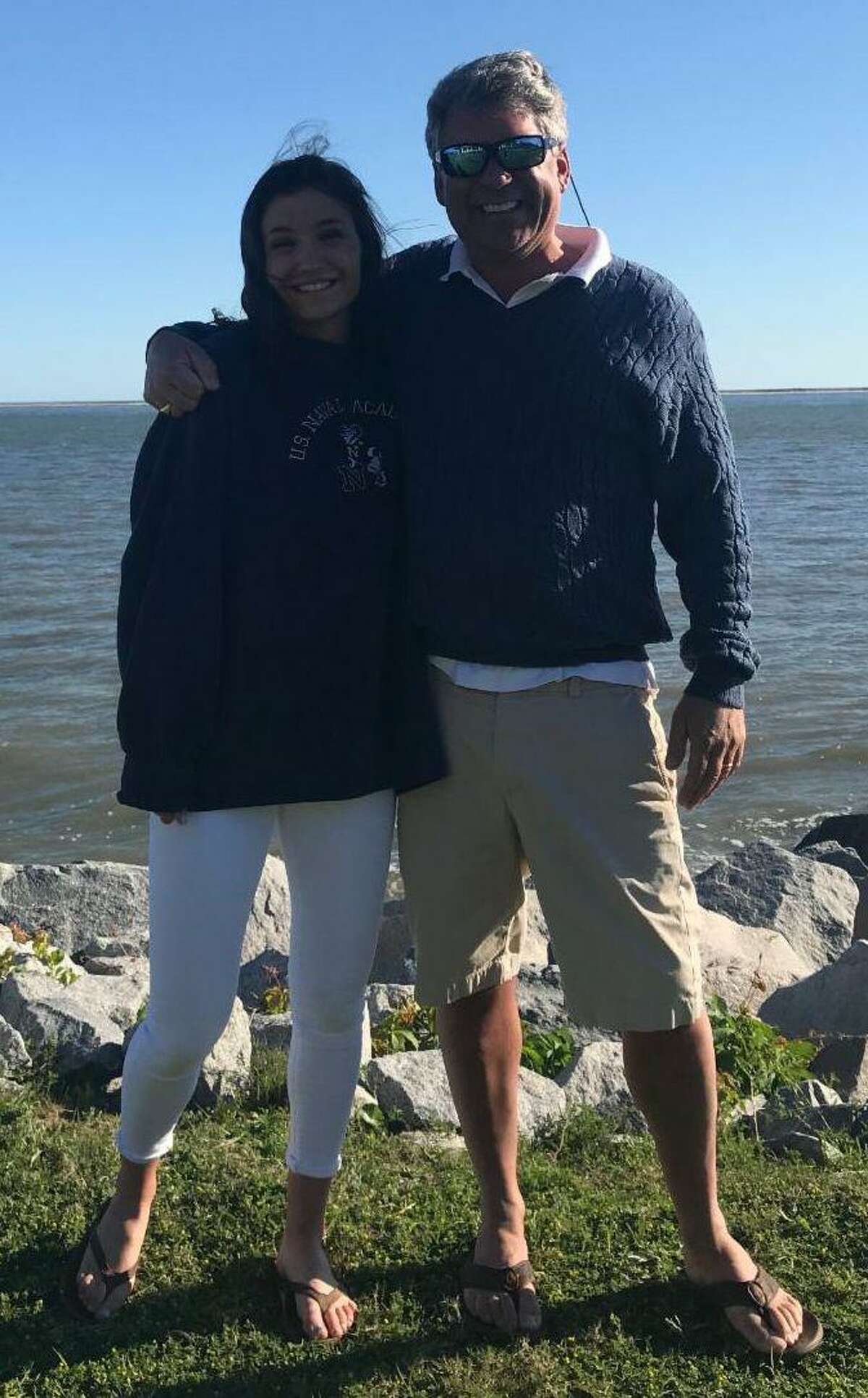 Gabriella Viggiano and her father Steve Viggiano.