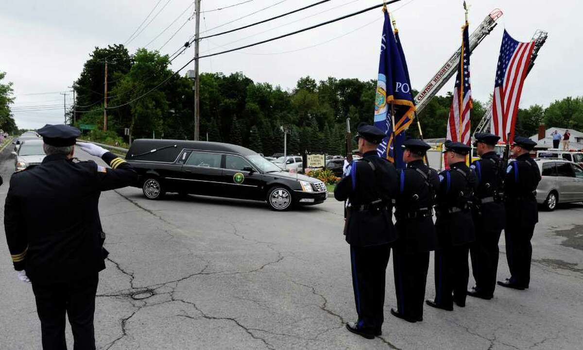 Village turns out to honor fallen GI