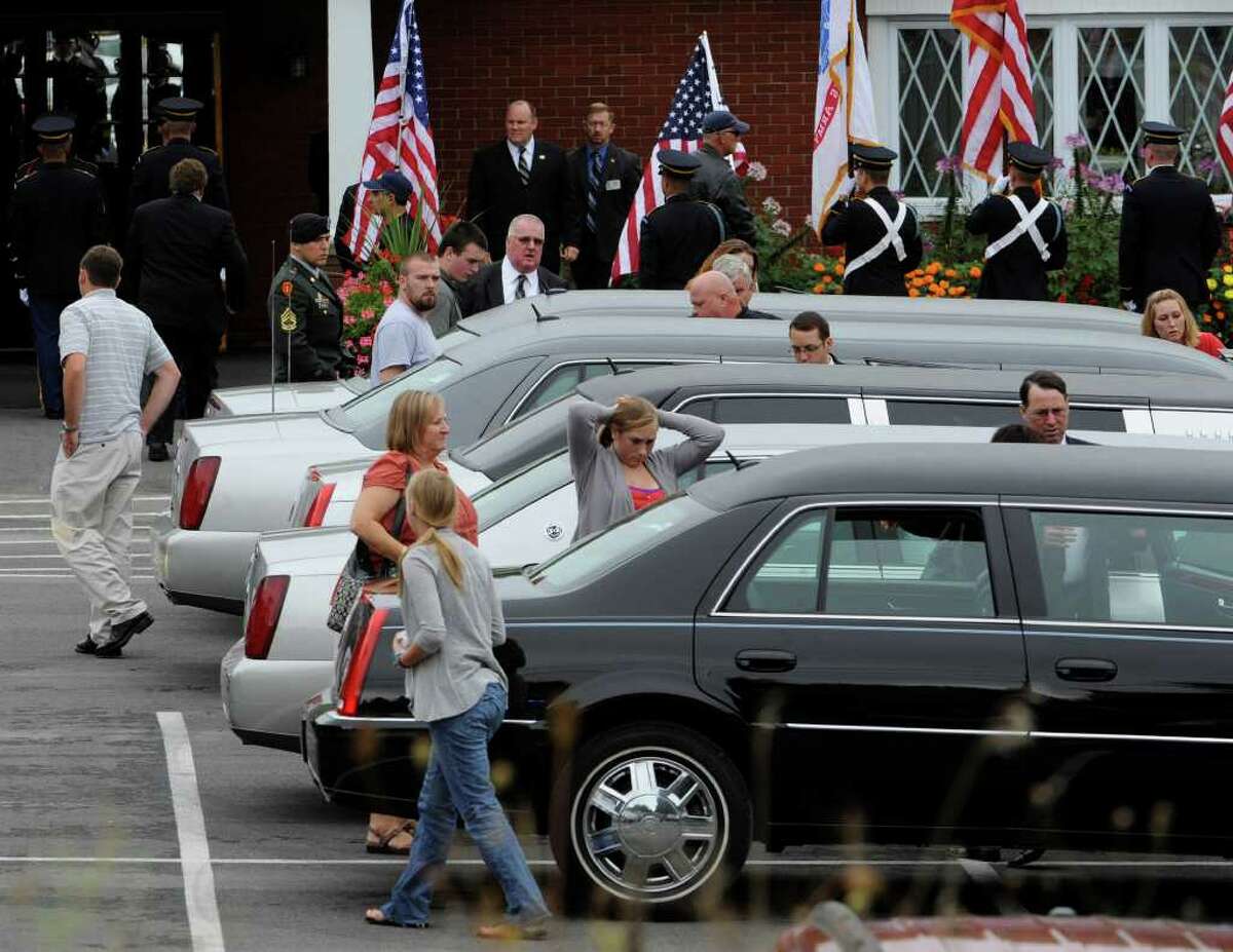 Village turns out to honor fallen GI
