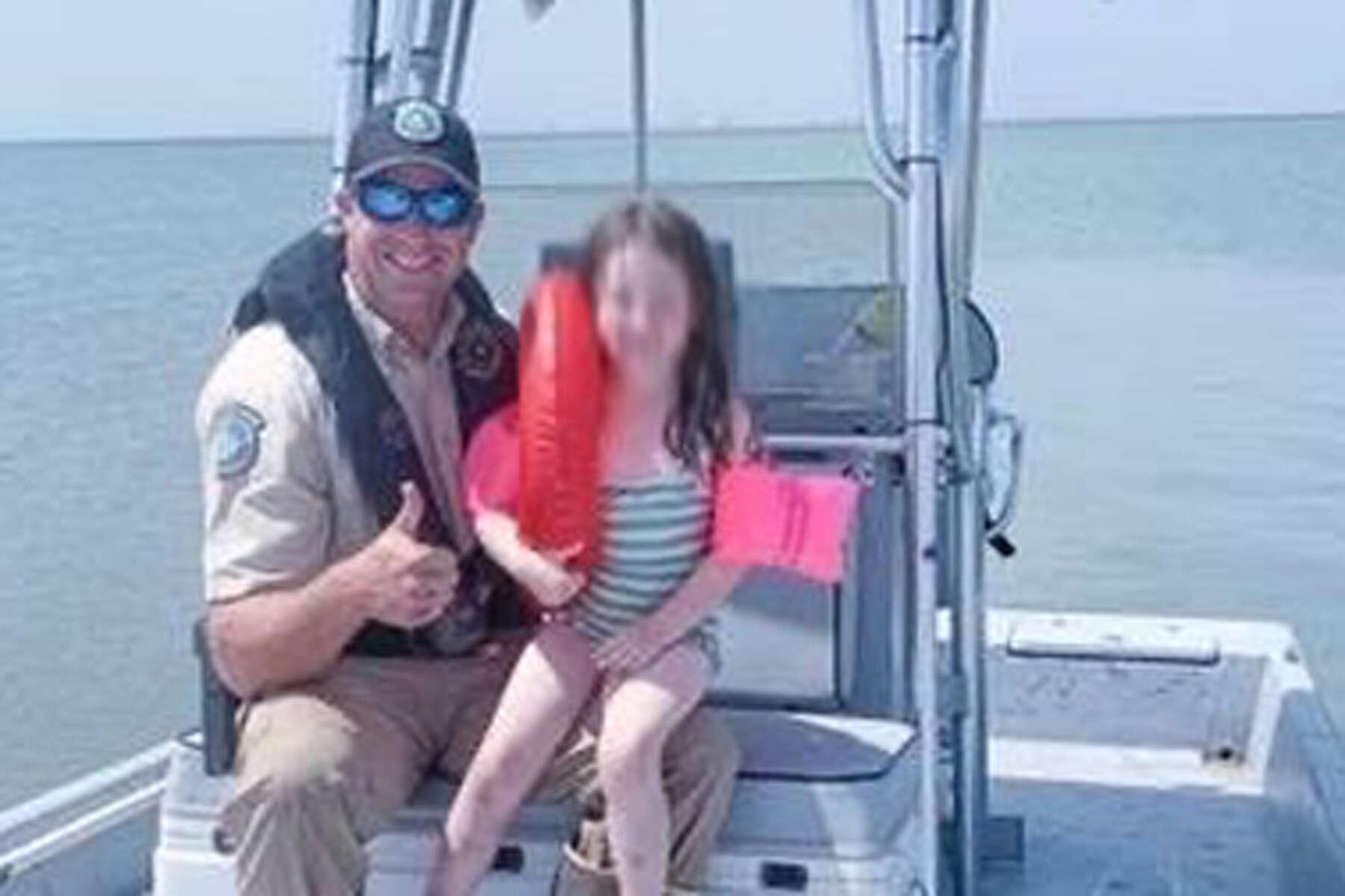 Stroke of fate: Child rescued by Texas game warden on Lavaca Bay