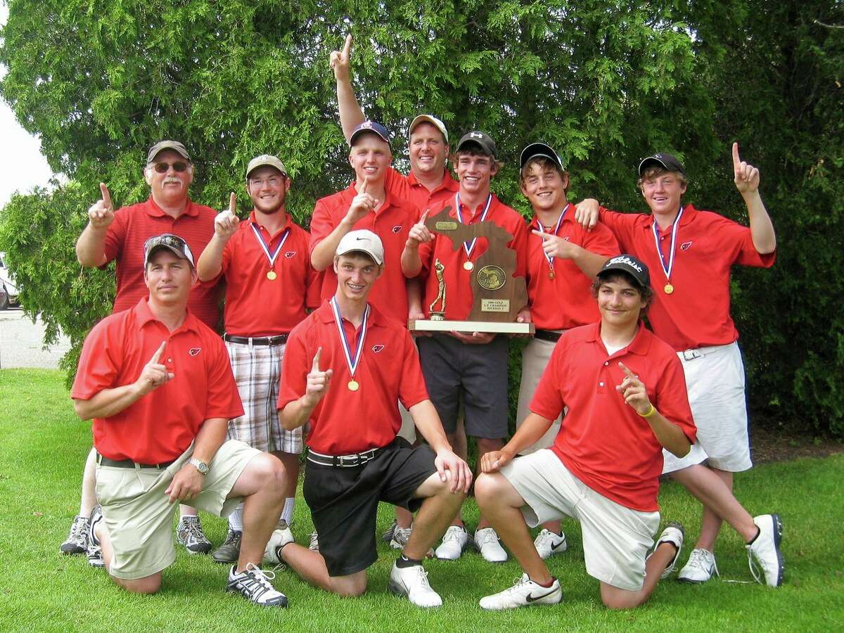 The 2008 Big Rapids boys' golf team ushered in an era of domination for the Cardinal program. (Photo courtesy/Mark Posey)
