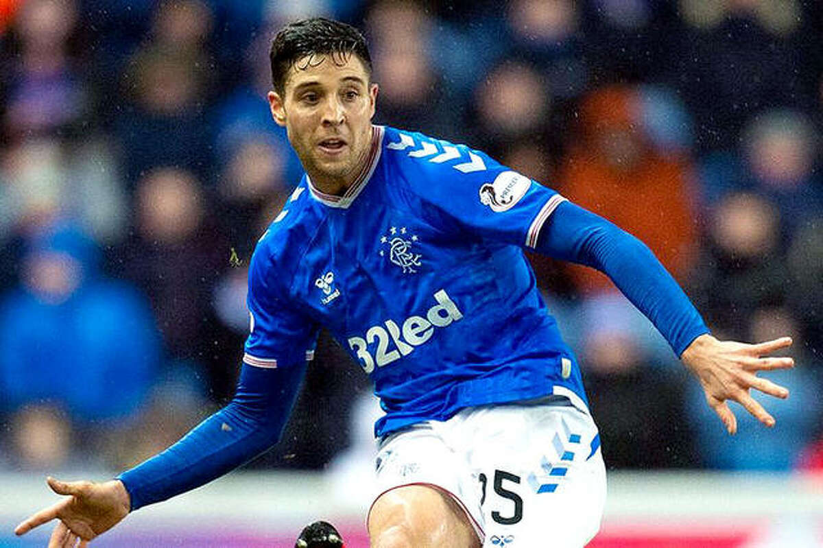 Matt Polster in action for Scottish Premiership team Rangers FC in Glasgow, Scotland. Polster, a former SIUE standout, has signed to play for the New England Revolution of MLS. Matt Polster, shown during his days with SIUE, has signed to play for the New England Revolution of MLS.