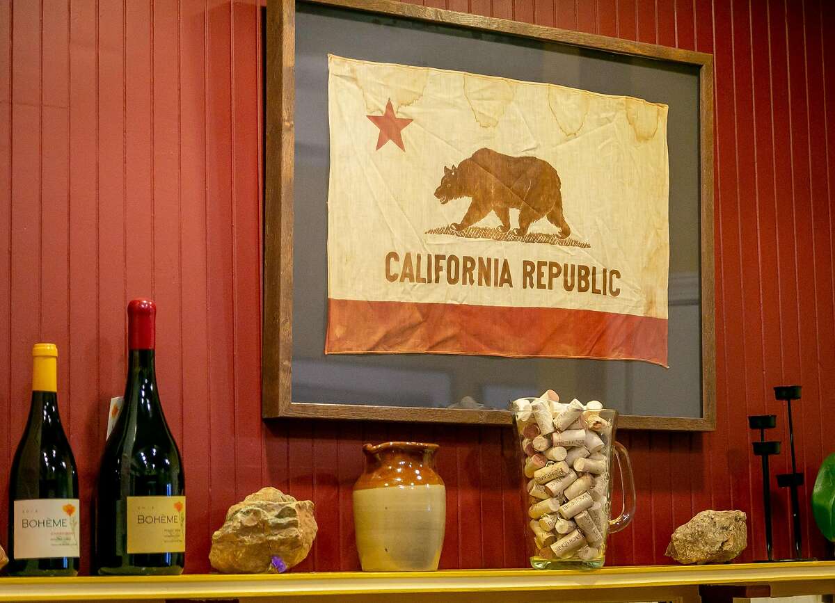 The interior of the Boheme Winery tasting room in Occidental, Calif. is seen on February 2nd, 2019.