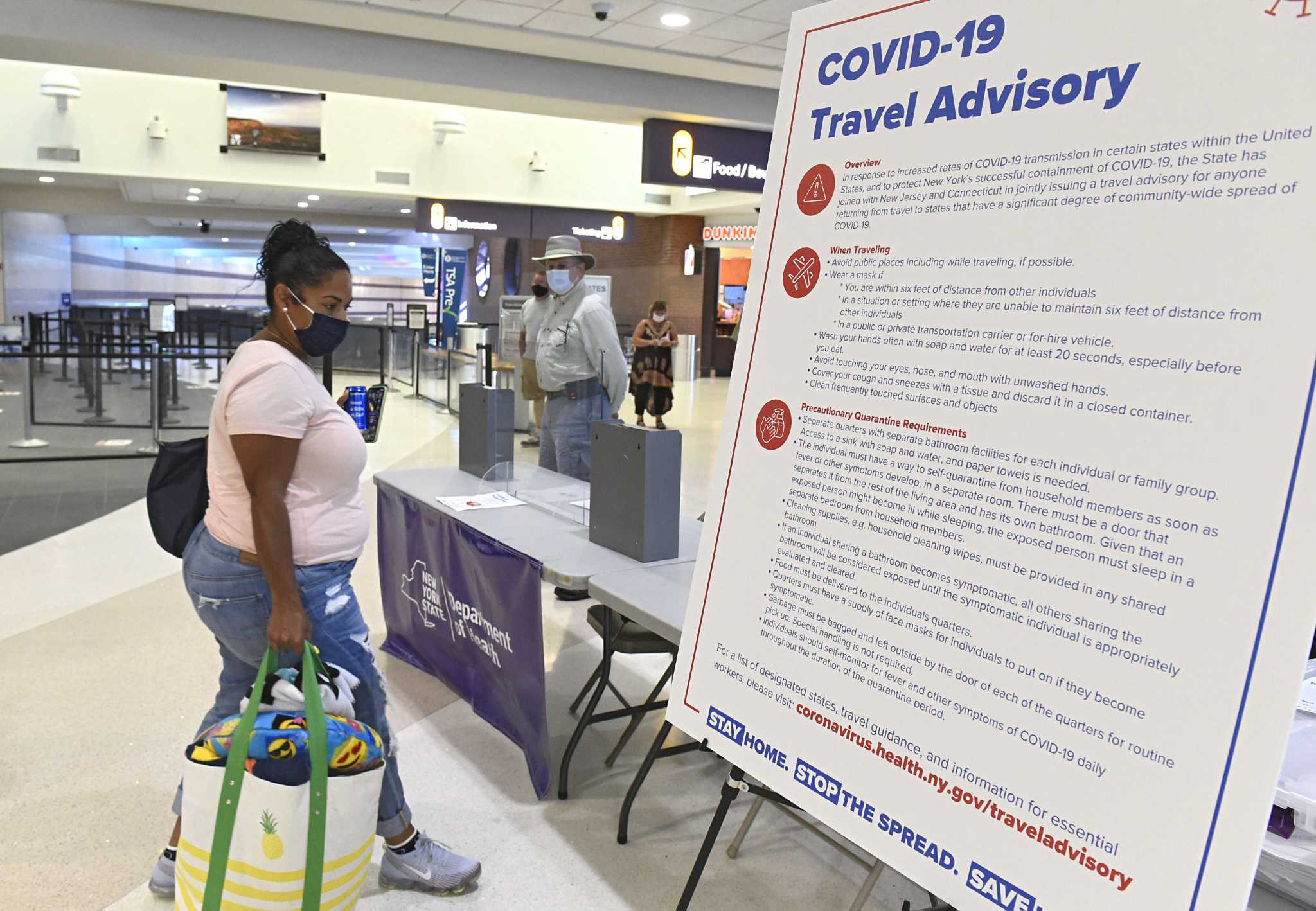 At Albany Airport It S Still Hit And Miss With Covid 19 Forms