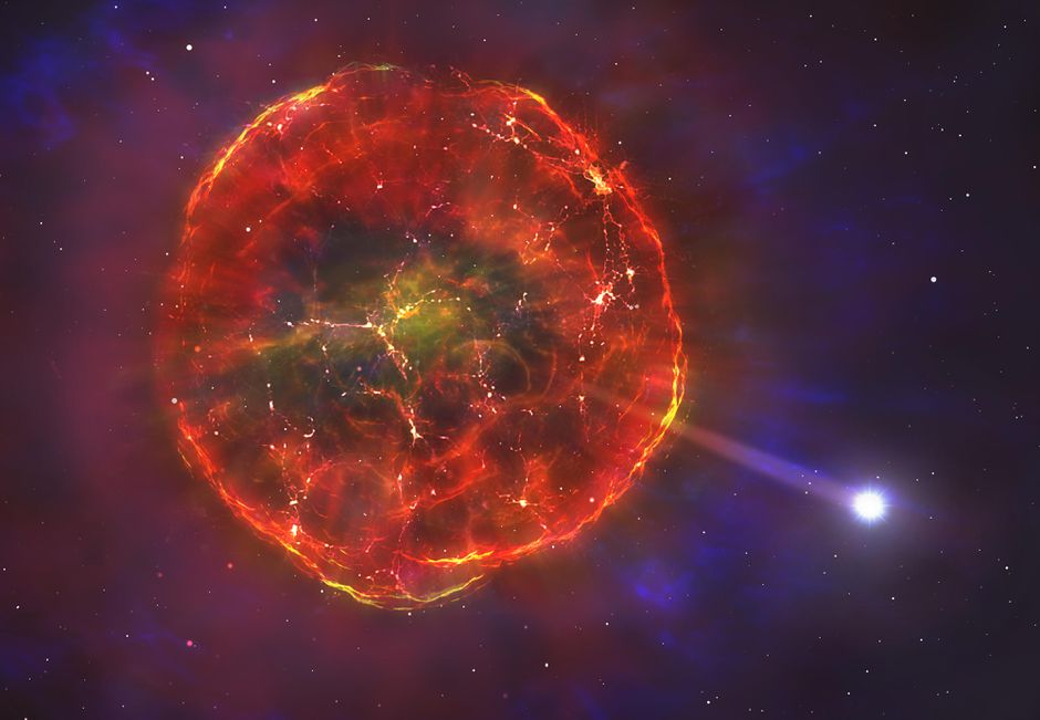 New type of supernova sends exploding star speeding across the Milky Way