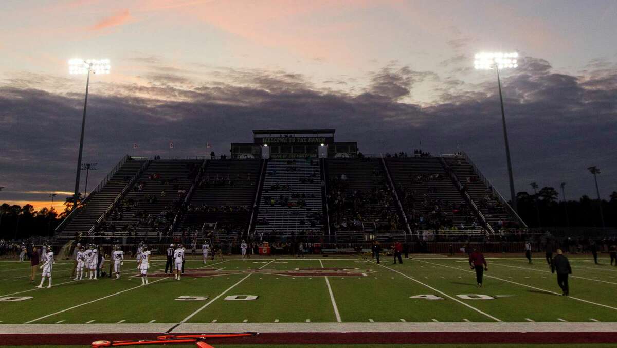 Magnolia’s Mustang Stadium is among the venues used by Texas’ roughly 165,000 high school football players.
