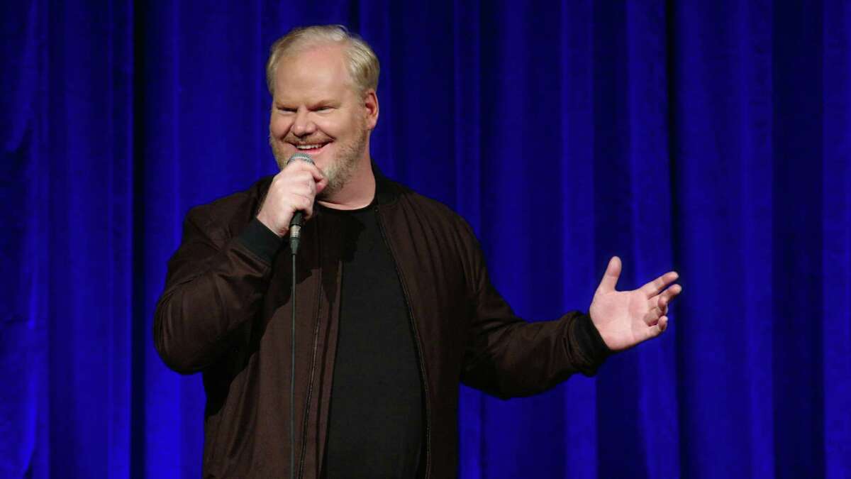 Jim Gaffigan at his standup performance in Barcelona, Spain, for the Amazon Prime special.