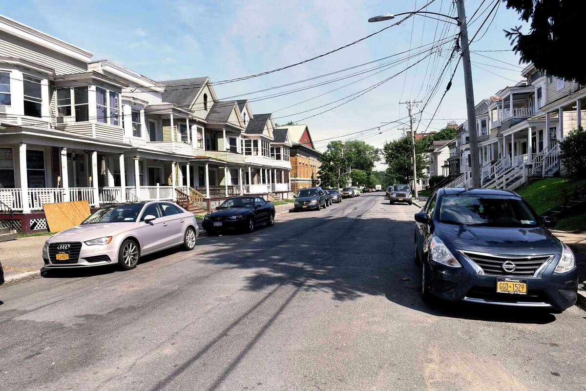 Scene at the Hudson Ave. neighborhood where a large 4th of July party took place Wednesday, July 15, 2020 in Albany, N.Y. (Lori Van Buren/Times Union)