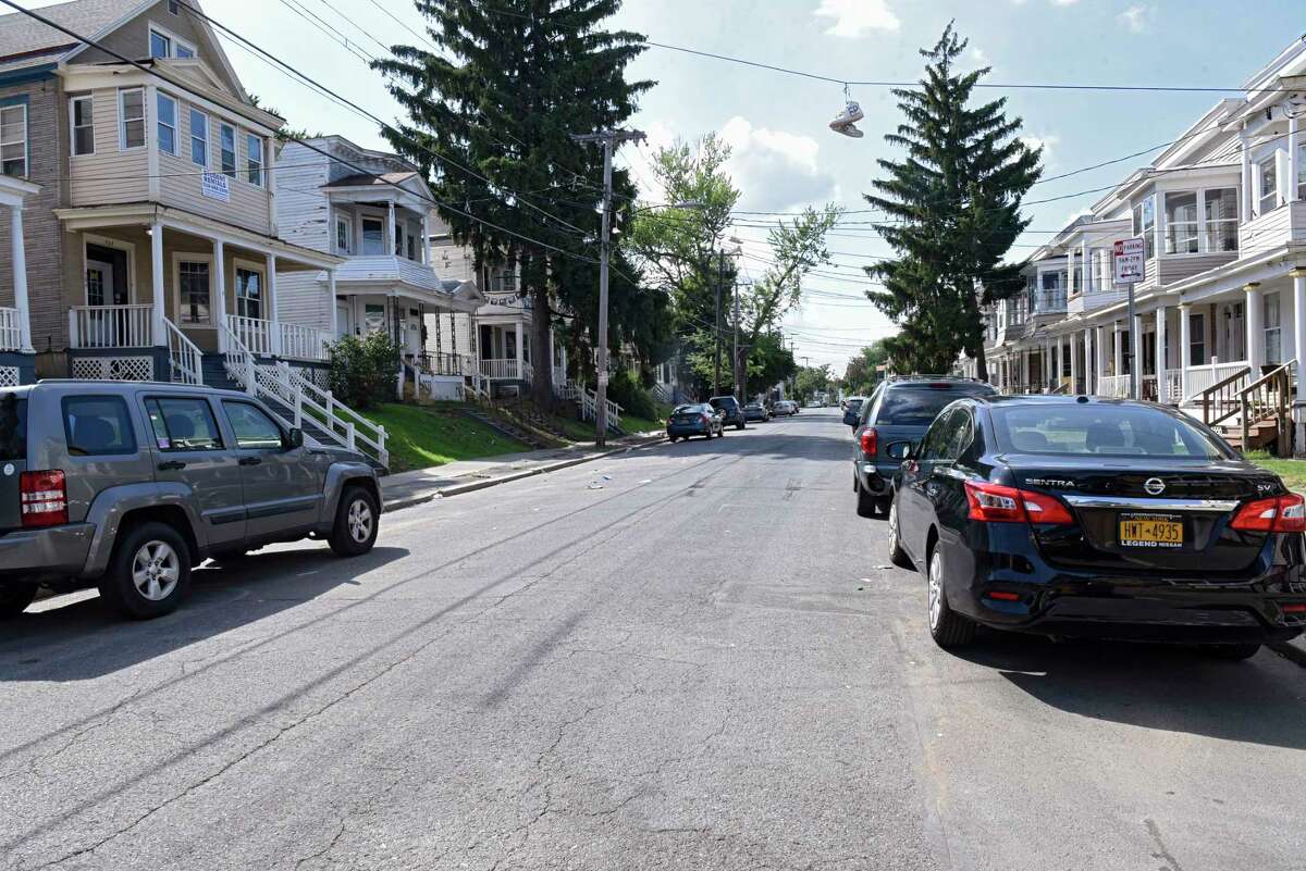 Scene at the Hudson Ave. neighborhood where a large 4th of July party took place Wednesday, July 15, 2020 in Albany, N.Y. (Lori Van Buren/Times Union)