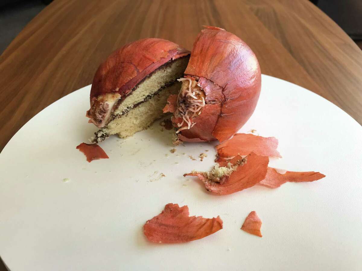Is it an onion? Nope, it's a cake. Natalie Sideserf of Sideserf Cake Studio has been making realistic cakes since 2012.