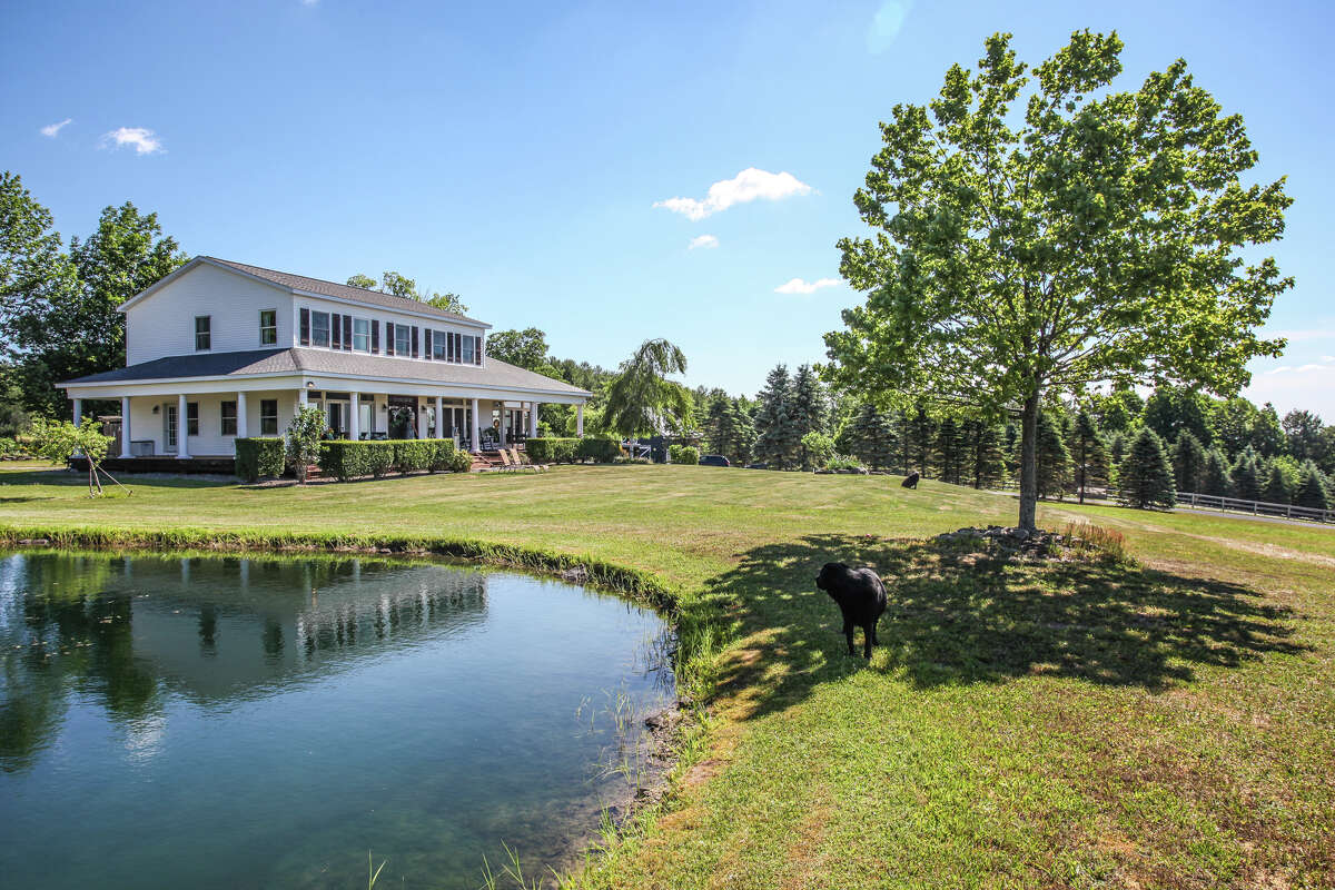 Built in 2006, the house at 261 Edwards Hill Road, Renssalaerville is on 12.9 acres and has three bedrooms, three bathrooms and a horse barn. https://realestate.timesunion.com/listings/261-Edwards-Hill-Rd-Rensselaerville-NY-12460-MLS-202021151/41385634