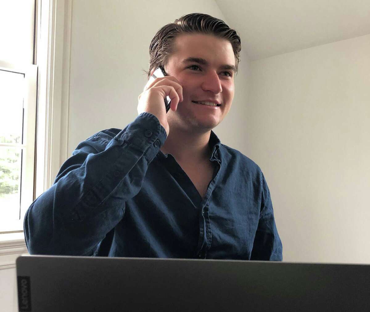 What started out as an internship turned into volunteerism as college student James Mannix makes weekly calls to 15 older adults who are clients of Family & Children’s Agency.
