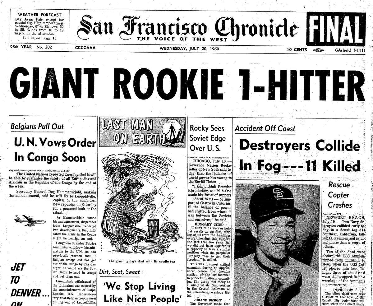 San Francisco Giants - 7/19/1960 - Juan Marichal made his Major