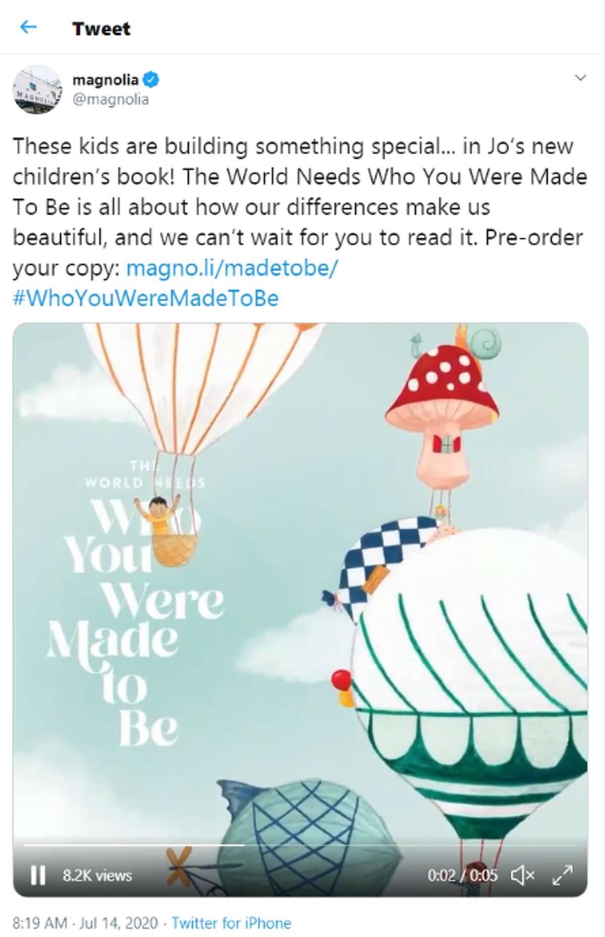 Joanna Gaines unveils new children's book inspiring 'The World Needs