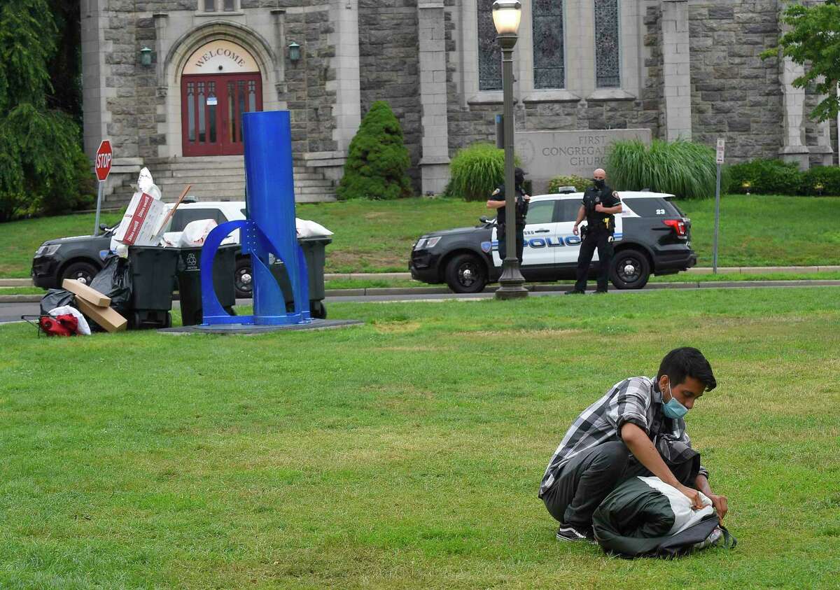 Threatened with arrests, protesters leave Stamford encampment