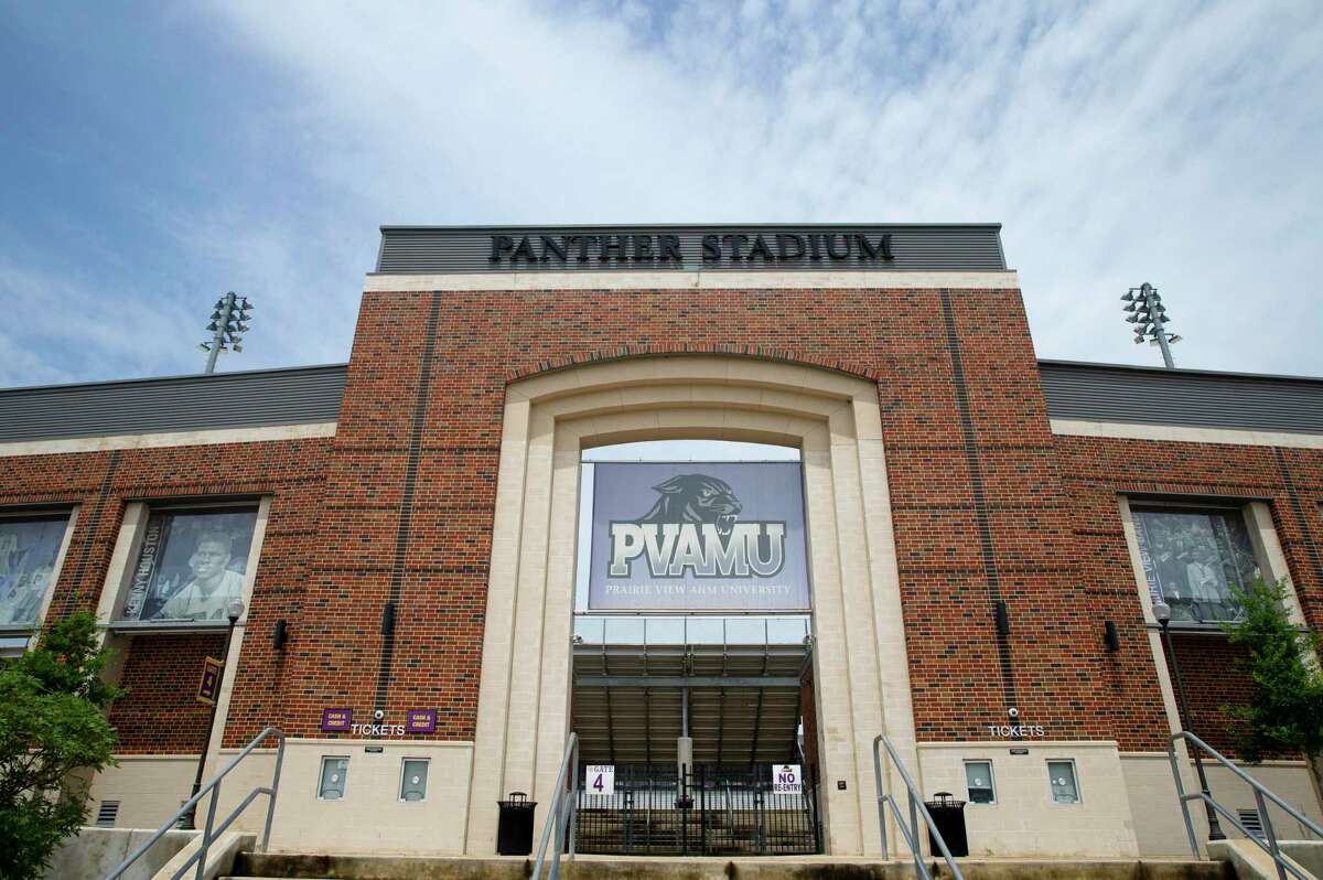 The Panther Stadium is photographed on Prairie View A&M University's campus Thursday, June 25, 2020, in Prairie View.