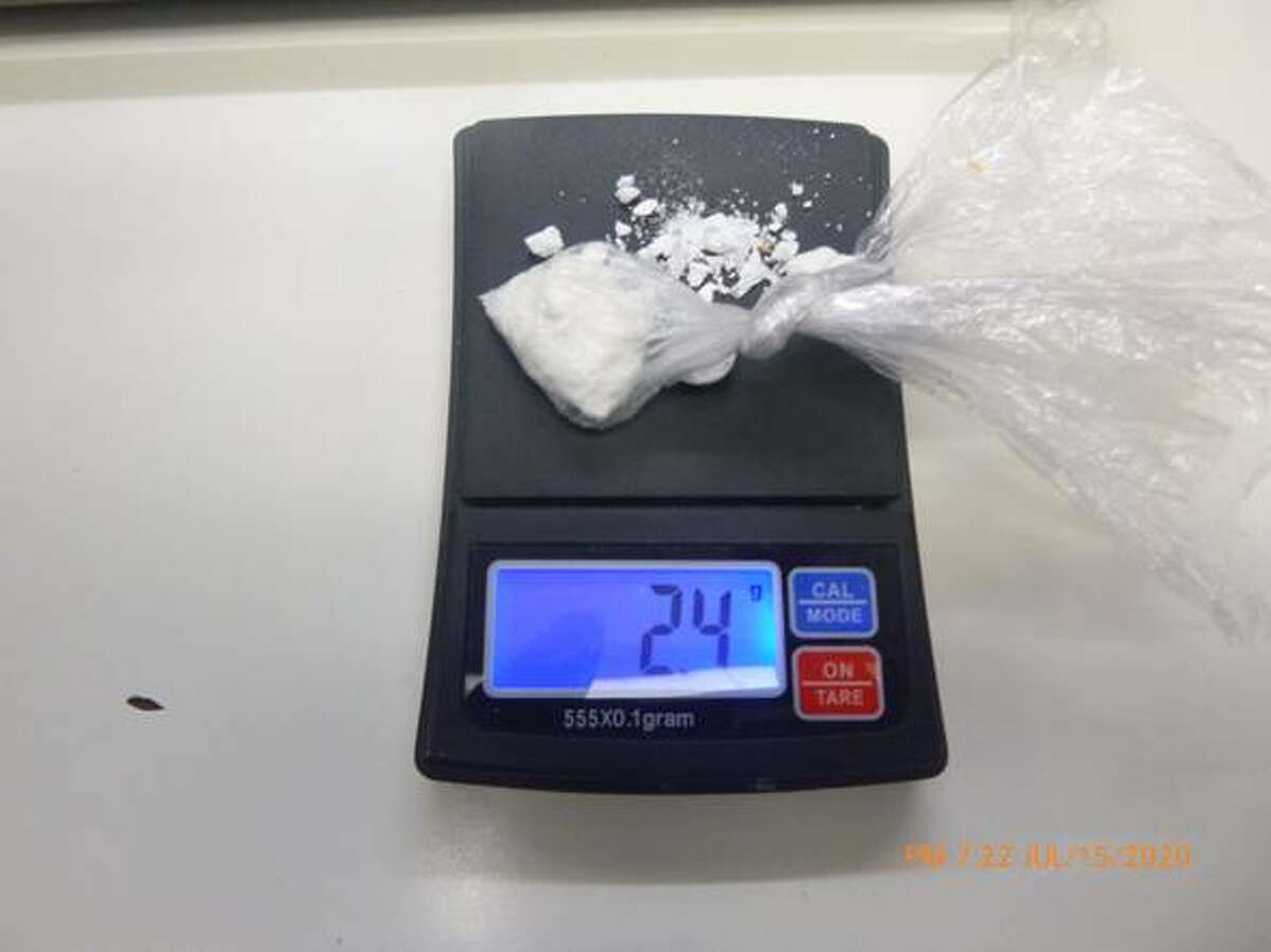 Webb County Jail correctional officers seized these 2.4 grams of cocaine from a man arrested on drug possession charges.