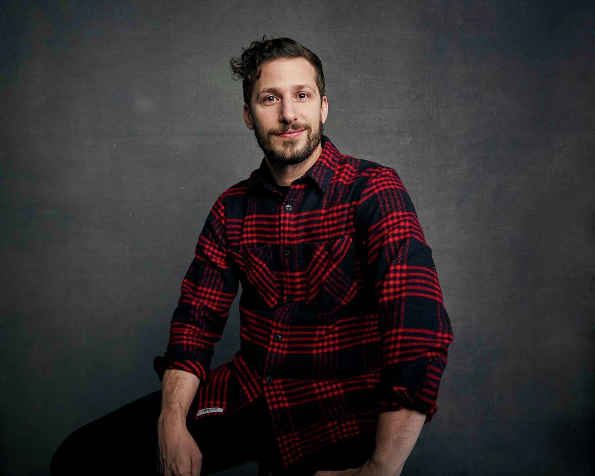Andy Samberg poses for a portrait to promote his film “Palm Springs.”