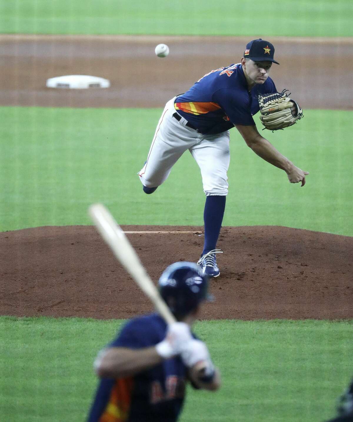 Astros' Framber Valdez, Brandon Bielak still growing after solid